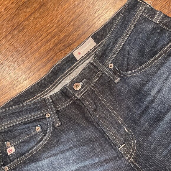 AG Denim 360 Men's Sz 32x34 Straight Leg Jean Dark Wash Brookfield Stretch - Picture 2 of 9